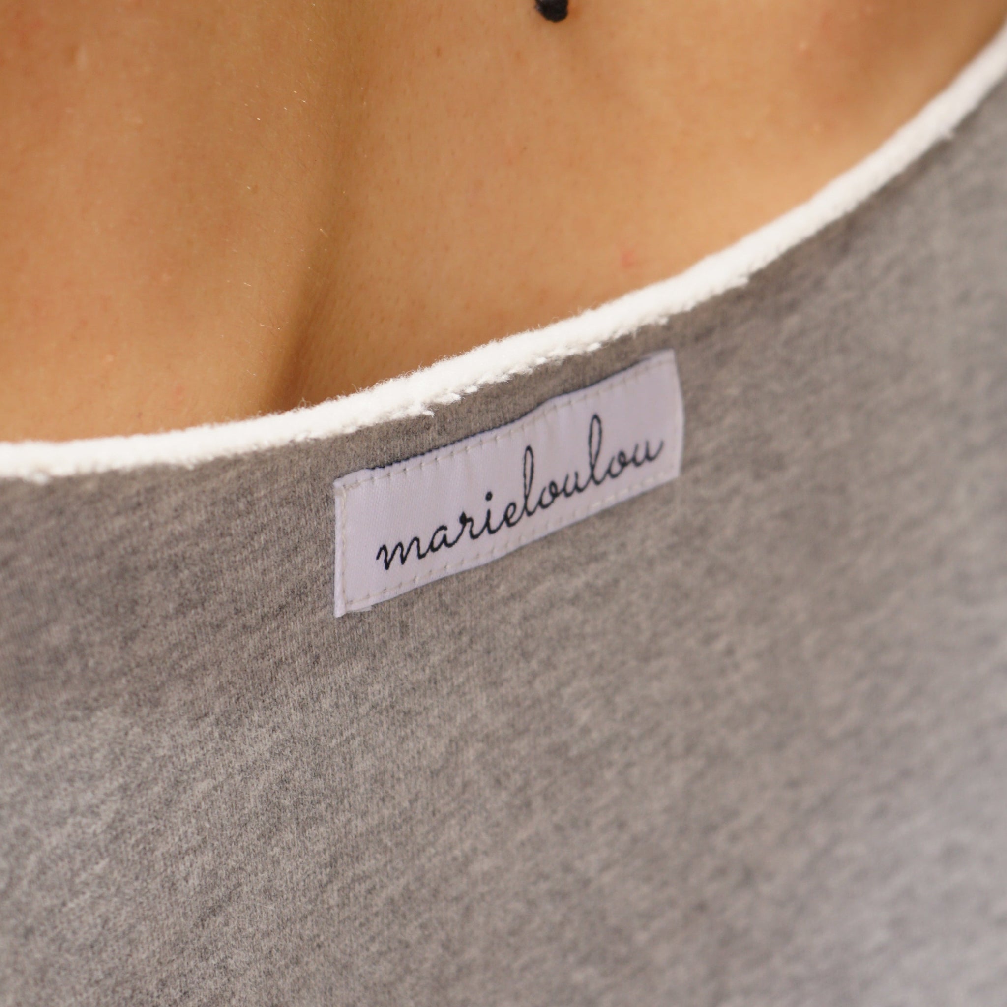 Essential Off Shoulder Crewneck Sweatshirt