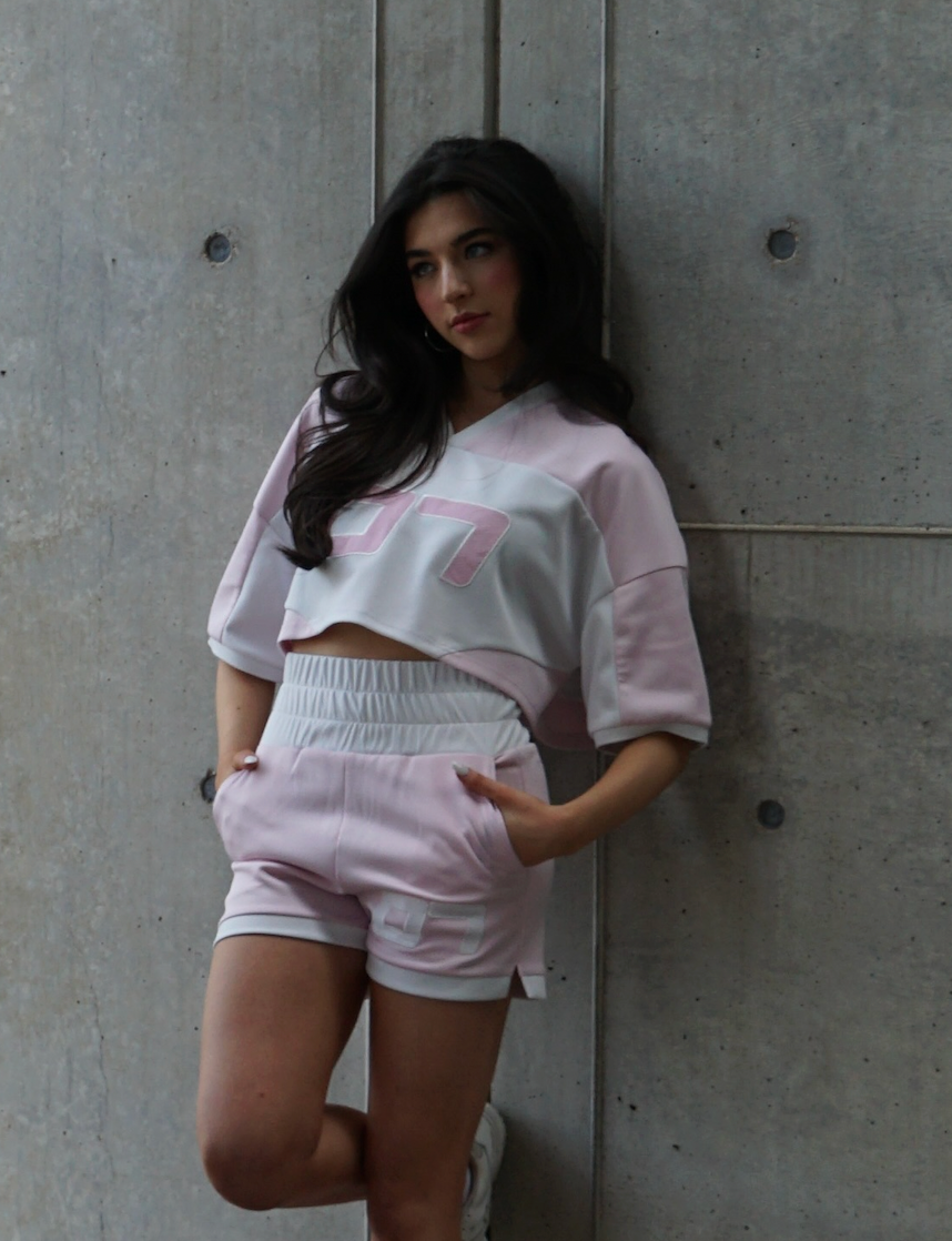 07' Cropped Jersey Crewneck