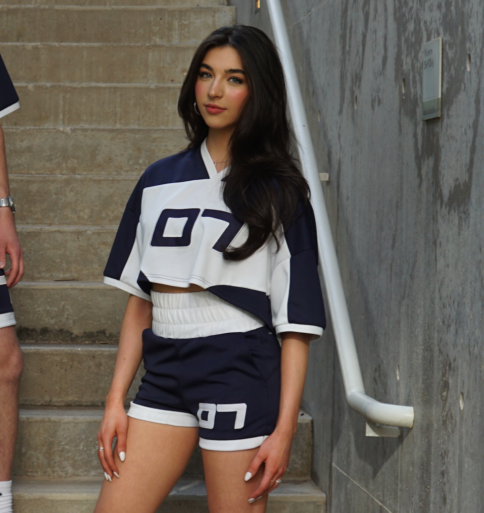 07' Cropped Jersey Crewneck