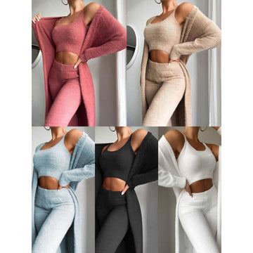 TeddyPaws Plush Lounge Set